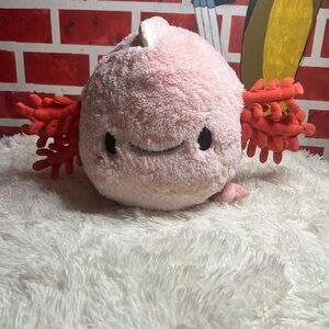 Squishable Axolotl Pink Plush Stuffed Animal Toy Large